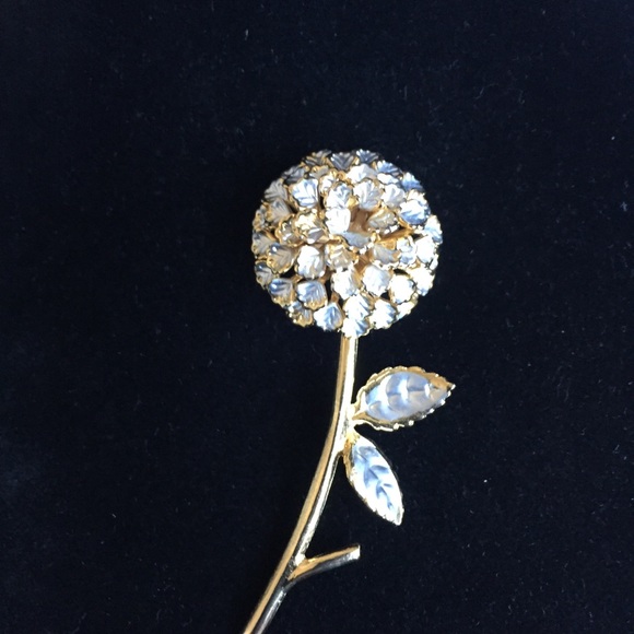 Set of 3 Vintage Flower Pins; 1 Sarah Coventry - Picture 4 of 8